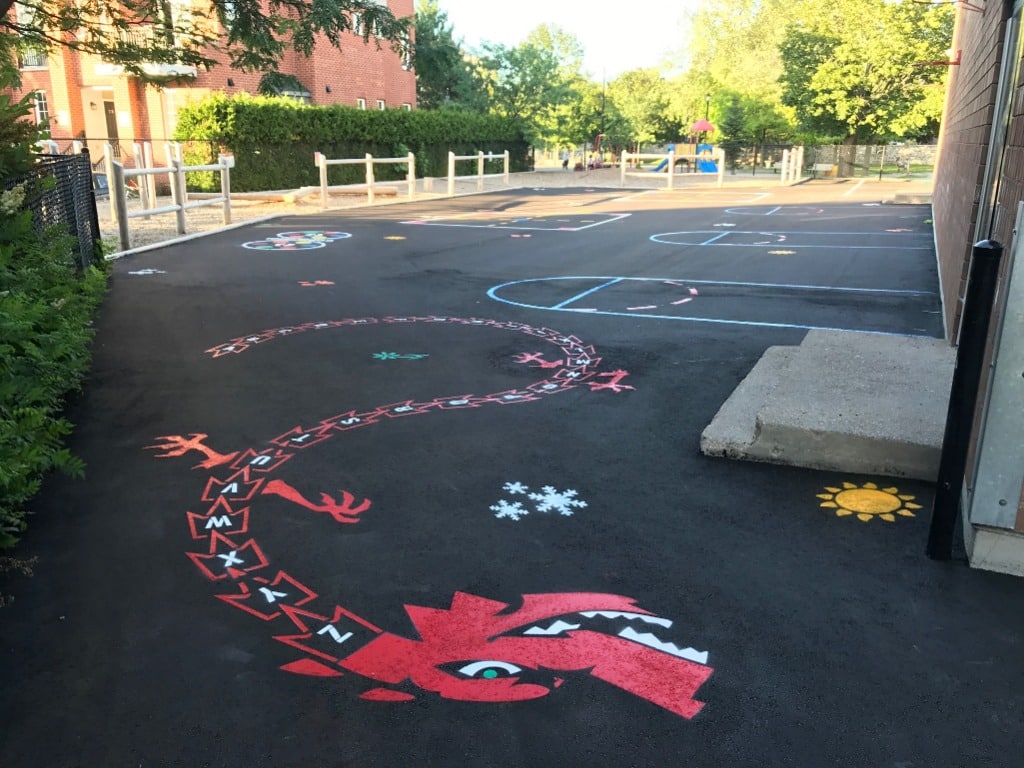 Linjemålning av skolgårdar och lekplatser | Linjemå